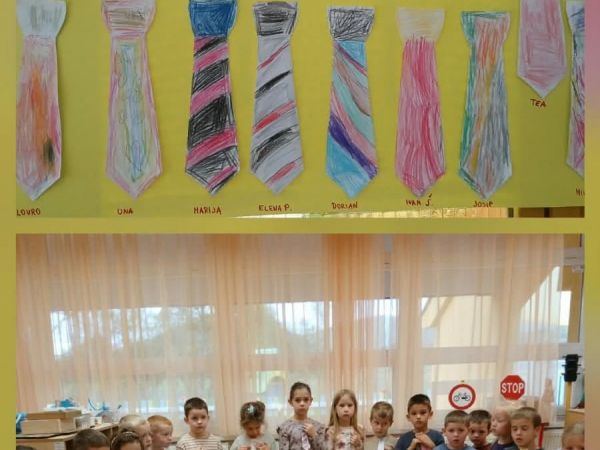 Dječji vrtić Pahuljica Gospić - Dan kravate u Područnom vrtiću Perušić